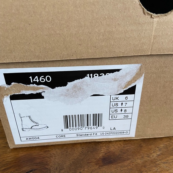 Dr Martens 1460 Womens White Womens 8 - Picture 6 of 8